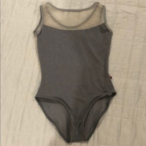 Beautiful Grey Yumiko leotard